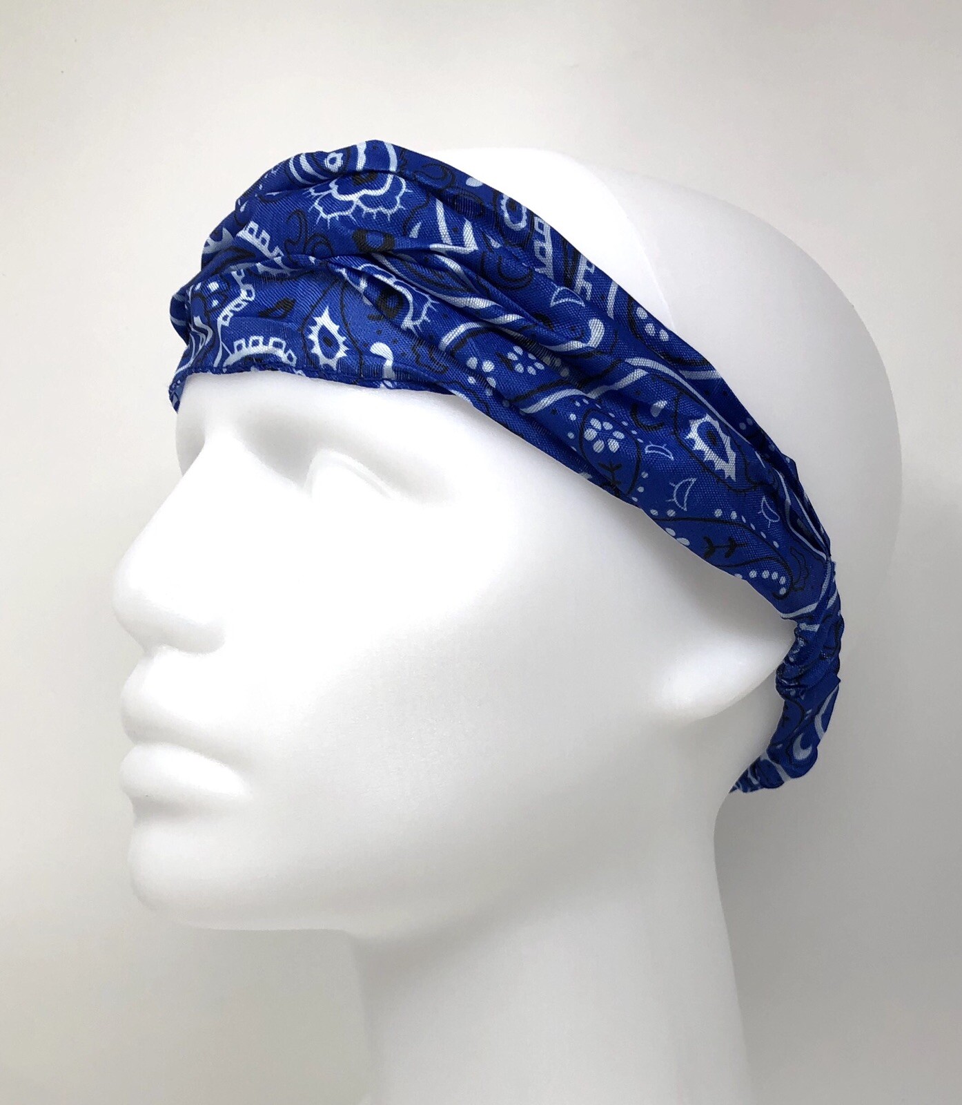 Paisley Headband Elastic Back Wide or Thin Bandana Style Hair Accessory USA Ship