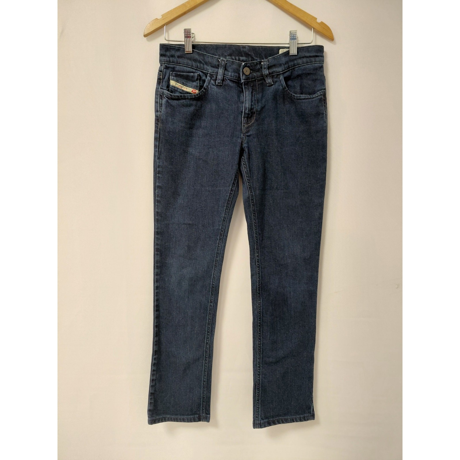 Diesel LIV Industry Dark Wash Jeans Mid (10-12 in) Regular Denim Women Size 28