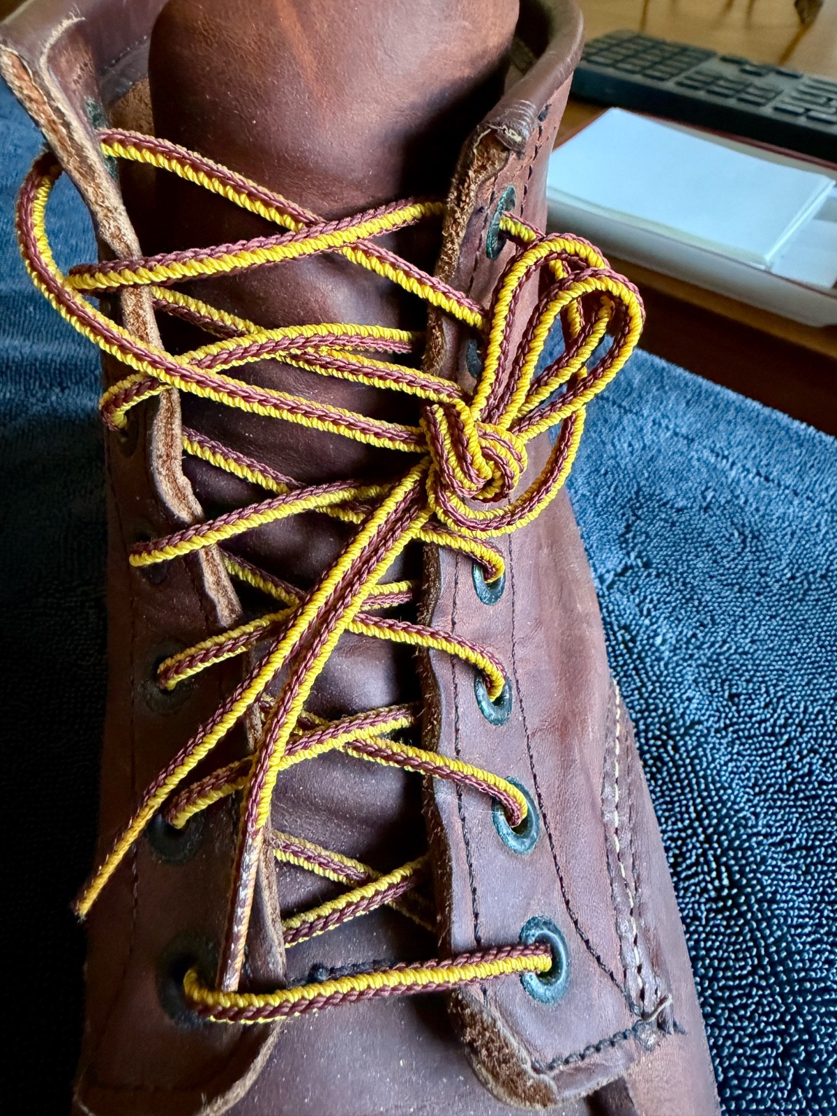 Red Wing Men’s 6-Inch Boot in Copper Rough & Tough Leather – US 9 (D)