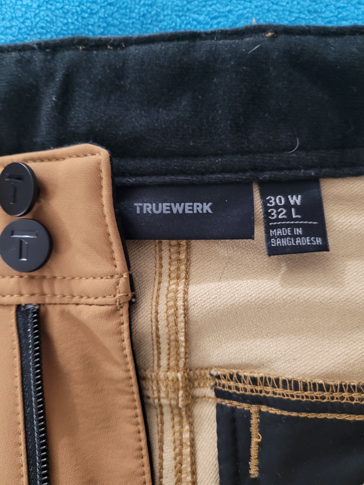 Truewerk Men’s Pants T2 WerkPant Sand 30×32 Utility Performance NWT