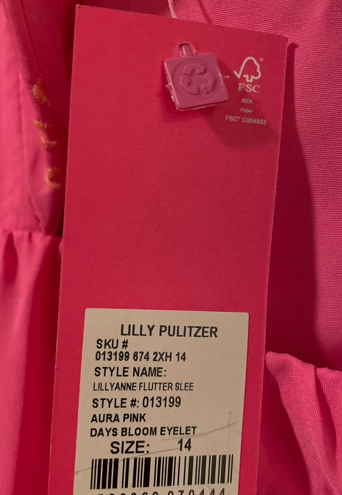 NWT $278 Lilly Pulitzer Lillyanne Midi Dress 6,10,14 Days Bloom Eyelet Aura Pink