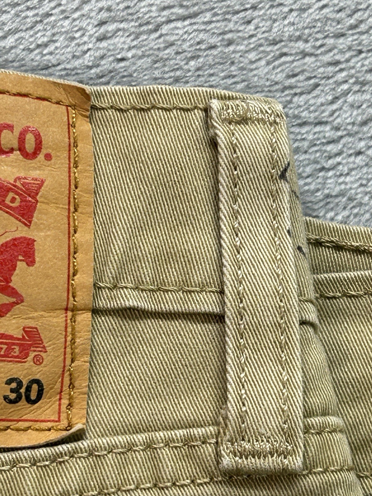 Levis 502 Jeans Mens 31×30 (Fits 32×29) Beige All Seasons Tech Tapered Stretch