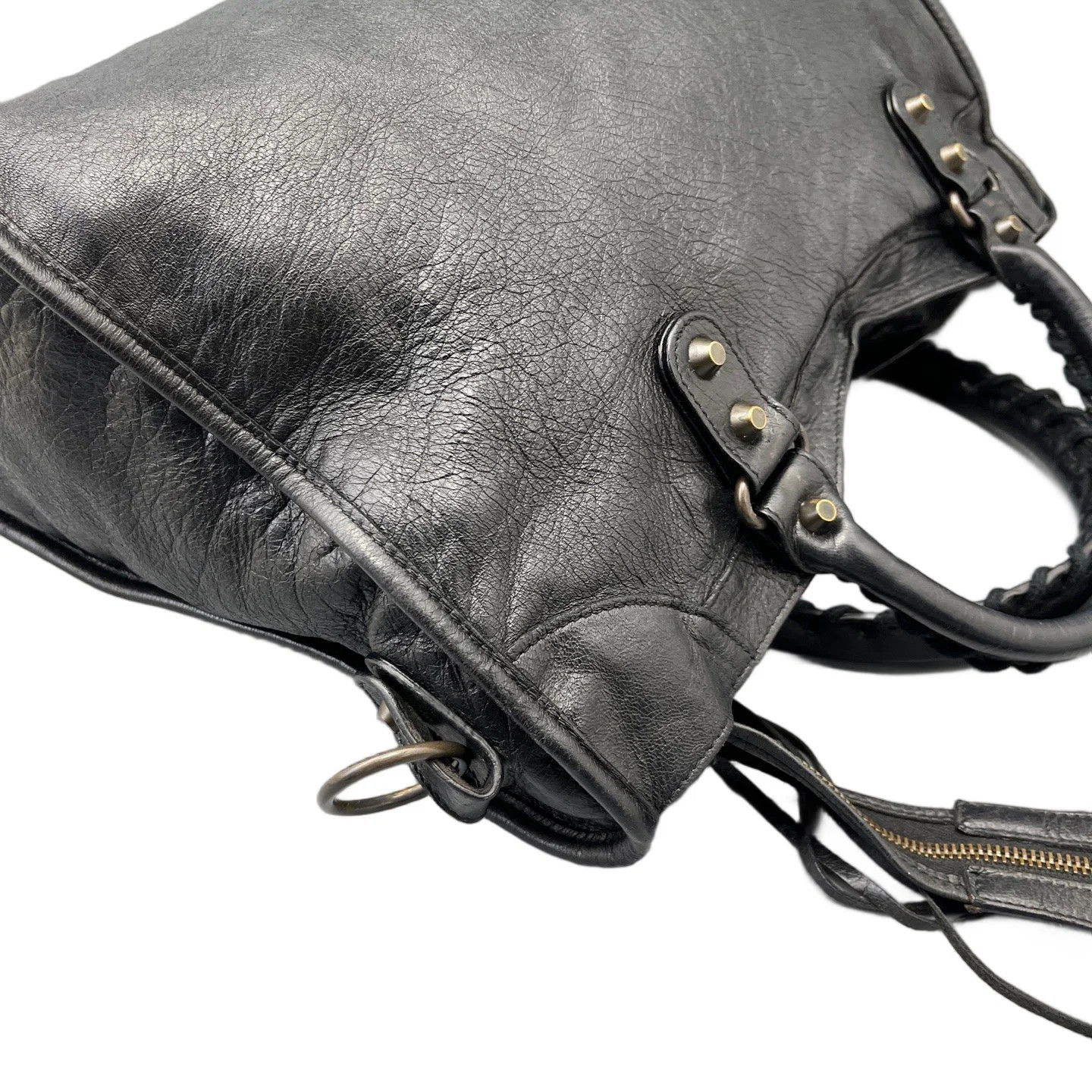 Balenciaga Medium City Black Arena Lambskin (ym062626b5r)