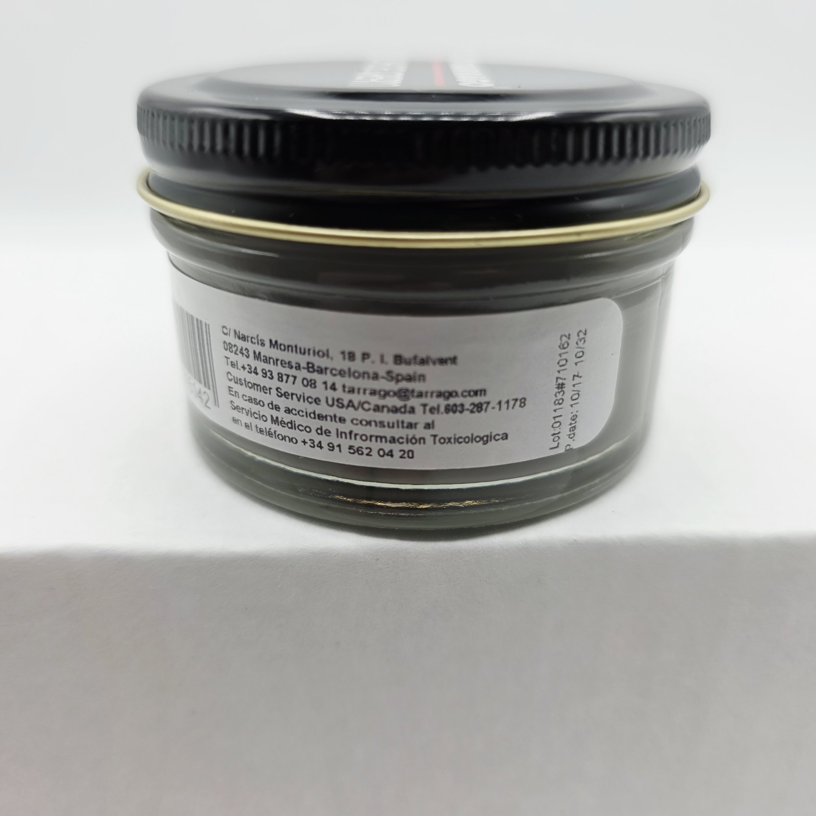 Tarrago Shoe Polish # 14 Steel Gray Cream Leather Protector 1.76 oz. 50ml Boot