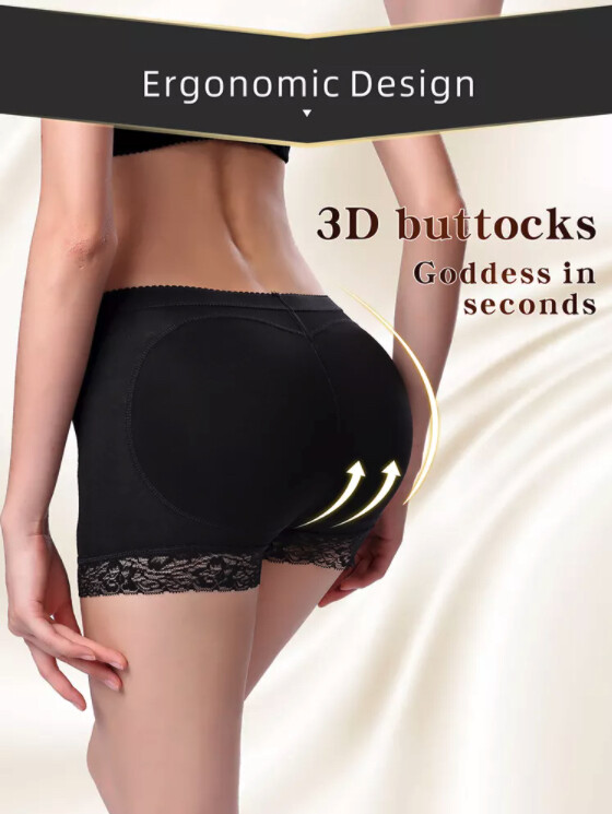 Booty Shaper Padded Underwear Panty Women’s FAKE ASS Butt Lifter & Hip Enhancer