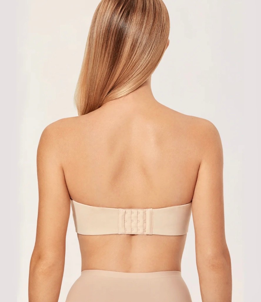 Delimira Convertible Strapless Underwire Bra Style # W592S,Beige, 34G, NWOT