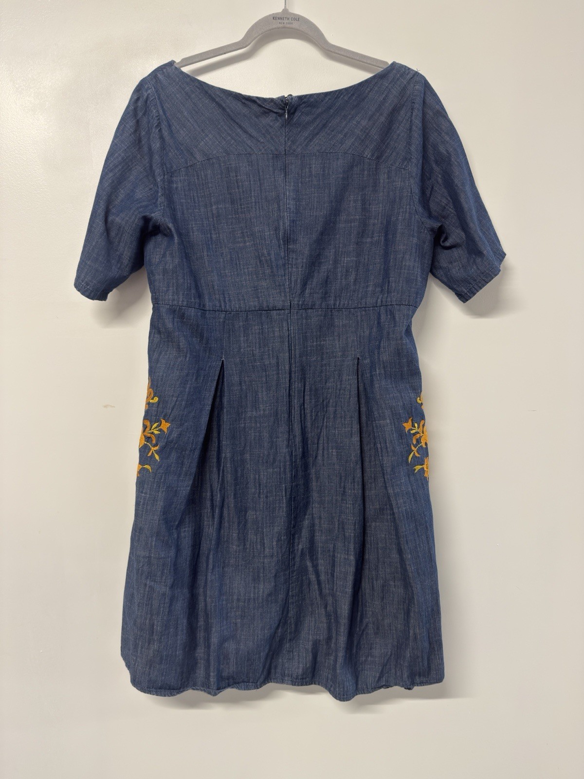 Wayward Fancies eShakti Embroidered Dress Size 18W -1X 100% Cotton #53
