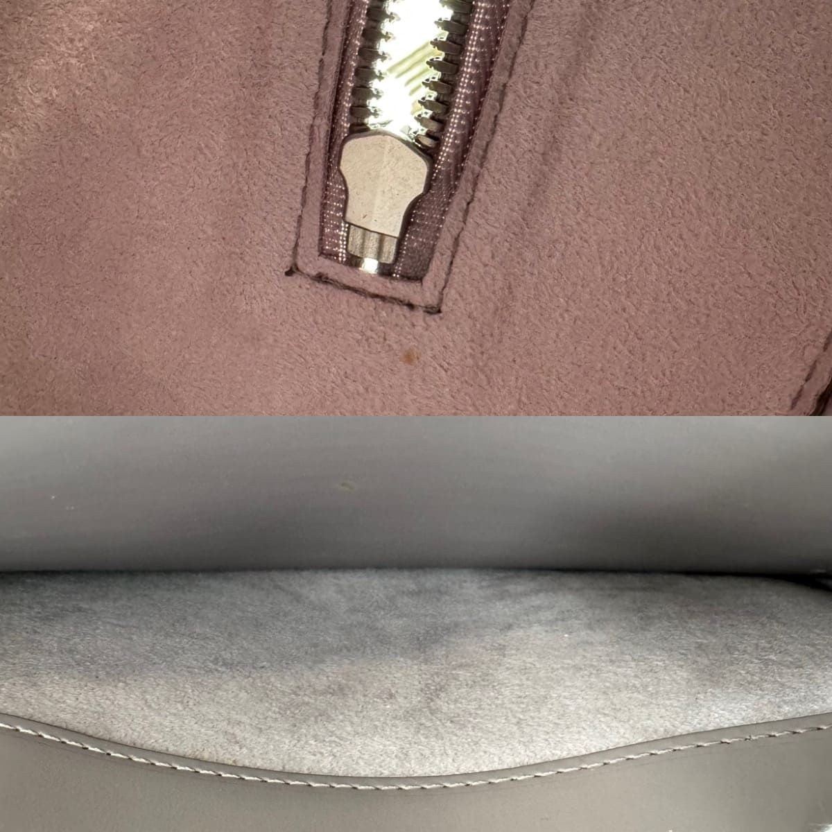 Louis Vuitton Pont Neuf Epi M5205B Brown Lilac Hand bag ｗ/storage bag Authentic