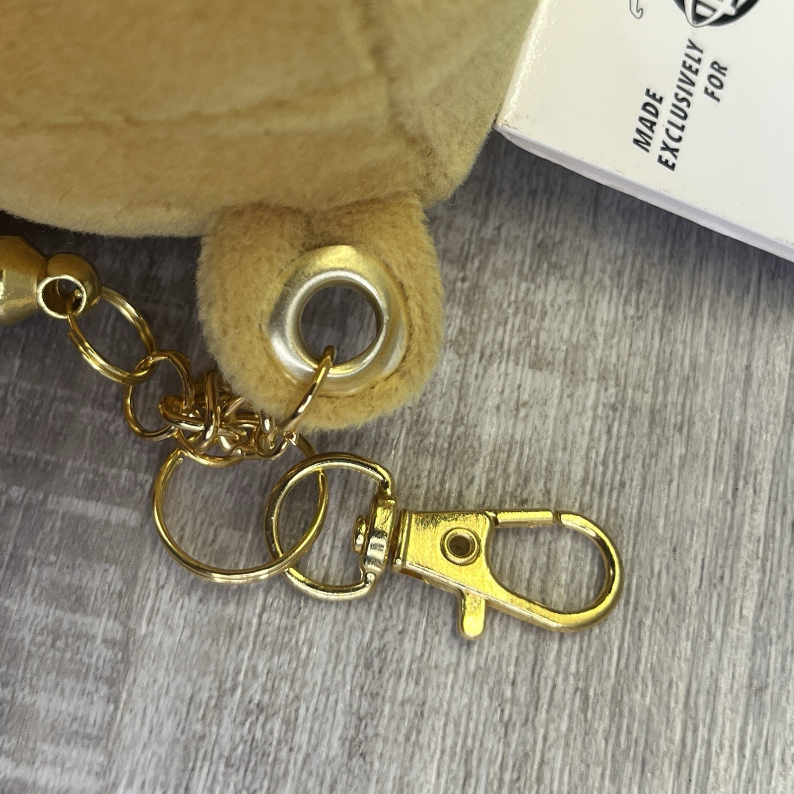 Winnie the Pooh OOAK Toy Bag Charm Keychain Handmade Ornament Vintage Plush