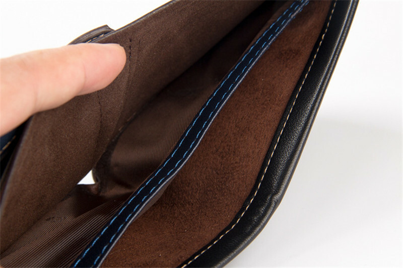 Men’s Bifold Wallet Money ID Credit Card Holders Men Short Purse RFID Blocking