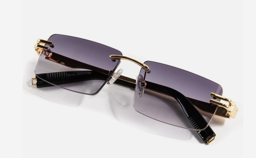 Dark Black Lens UV400 Protection Women Shades Sun Glasses 80’s 90’s Teacher Wear