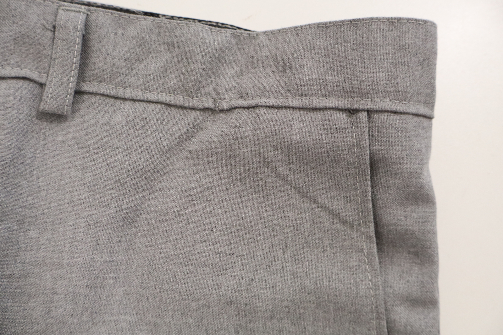 Vintage 90s Deadstock Ever Press Men’s Grey Trousers 46 Machine Washable England