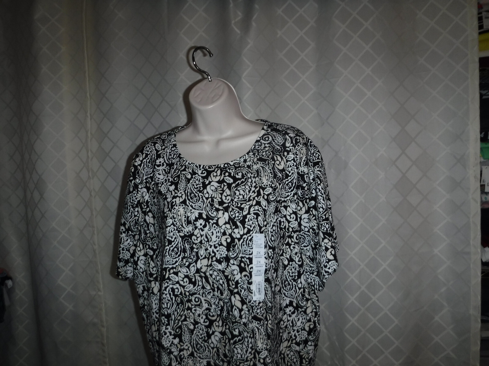Size Plus Short Sleeve Women’s T-Shirts ,3X,2X,1X,0X,Croft & Barrow Multi Color