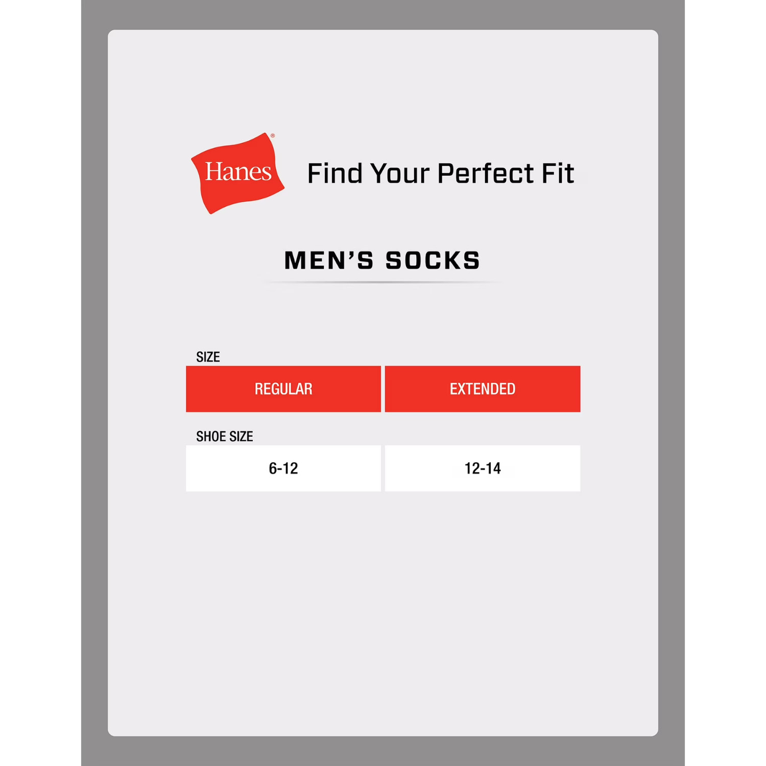 Hanes Double Tough Tube Socks for Men 12 Pack Over Calf, 6-12 Reg Size