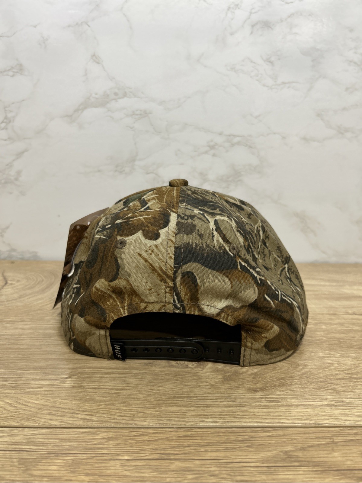 HUF x TOYOTA TRD 4×4 Racing Woodsman RealTree Camouflage Snapback Hat