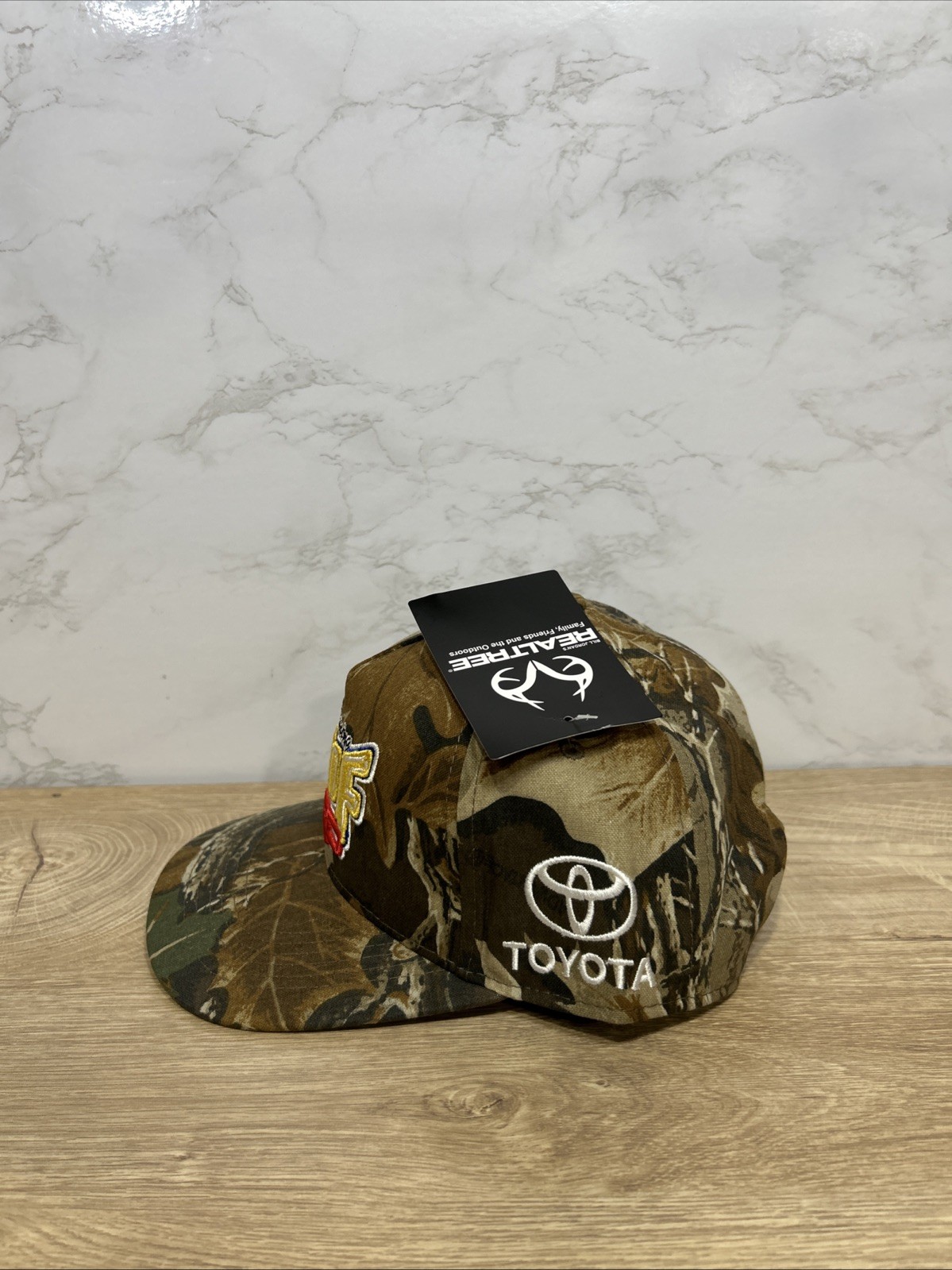 HUF x TOYOTA TRD 4×4 Racing Woodsman RealTree Camouflage Snapback Hat