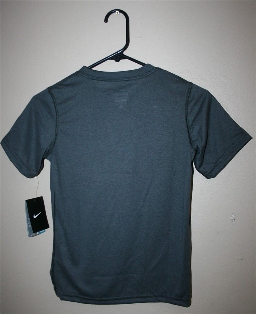 NIKE Boys TShirt XS Dri-Fit Tee Kids Extra Small Sports Wear Running Hiking Cool