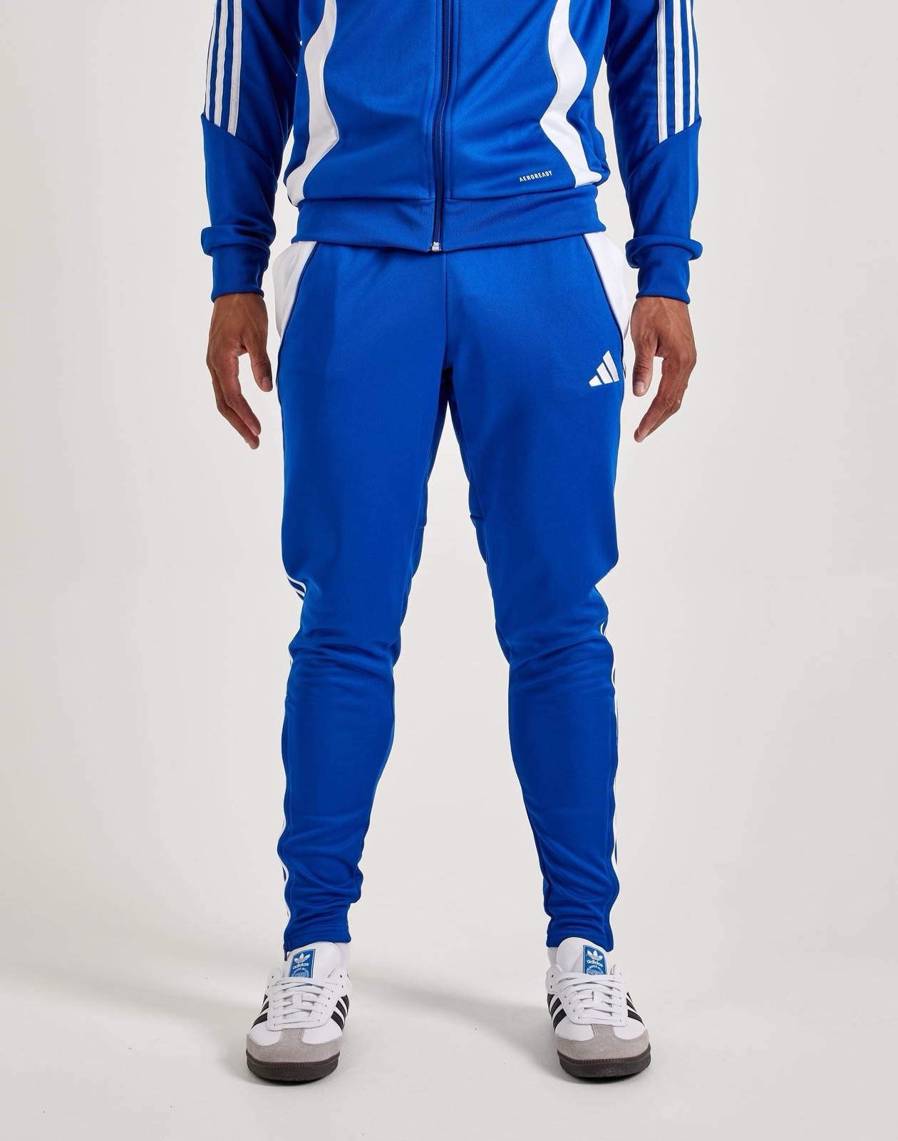 Adidas Tiro 24 Men’s Soccer Athletic Bottoms Jogger Track Pant Blue #265