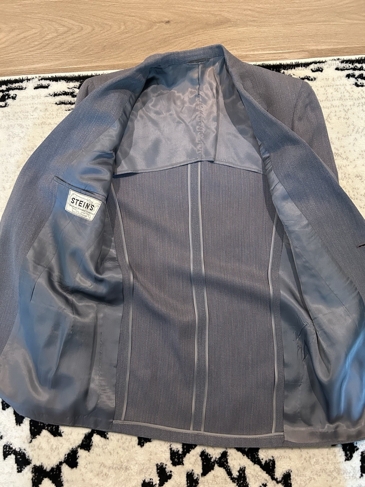 Vintage 40’/50’s Steel Blue Fleck Suit Rockabilly