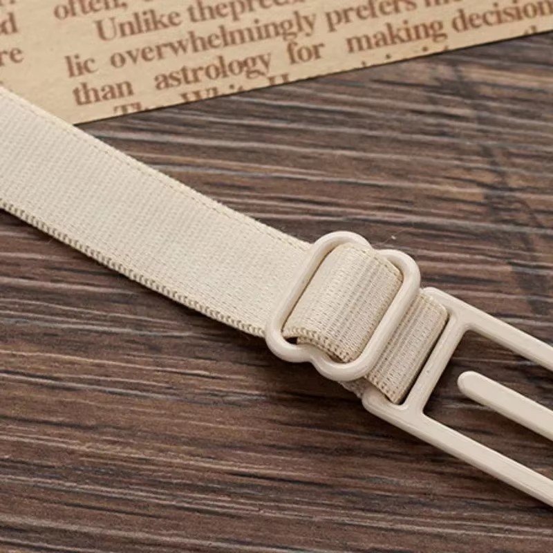 8Pcs Bra Strap Clips Elastic Non-slip Strap Holder Women Bra Rope Adjustable USA
