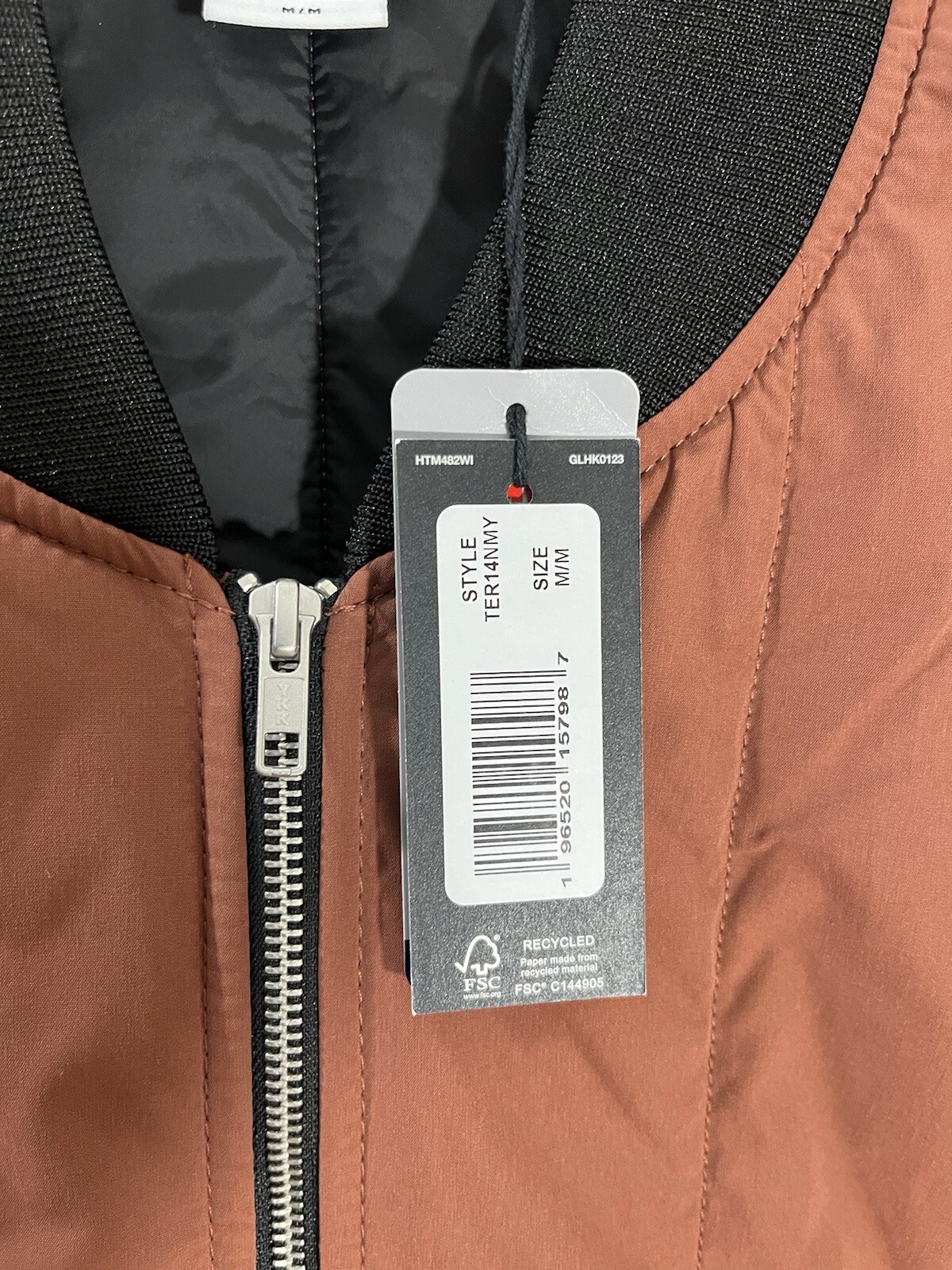 Dickies Vest Mens Medium Brown Canvas Lined Insulated Pockets Work Casual