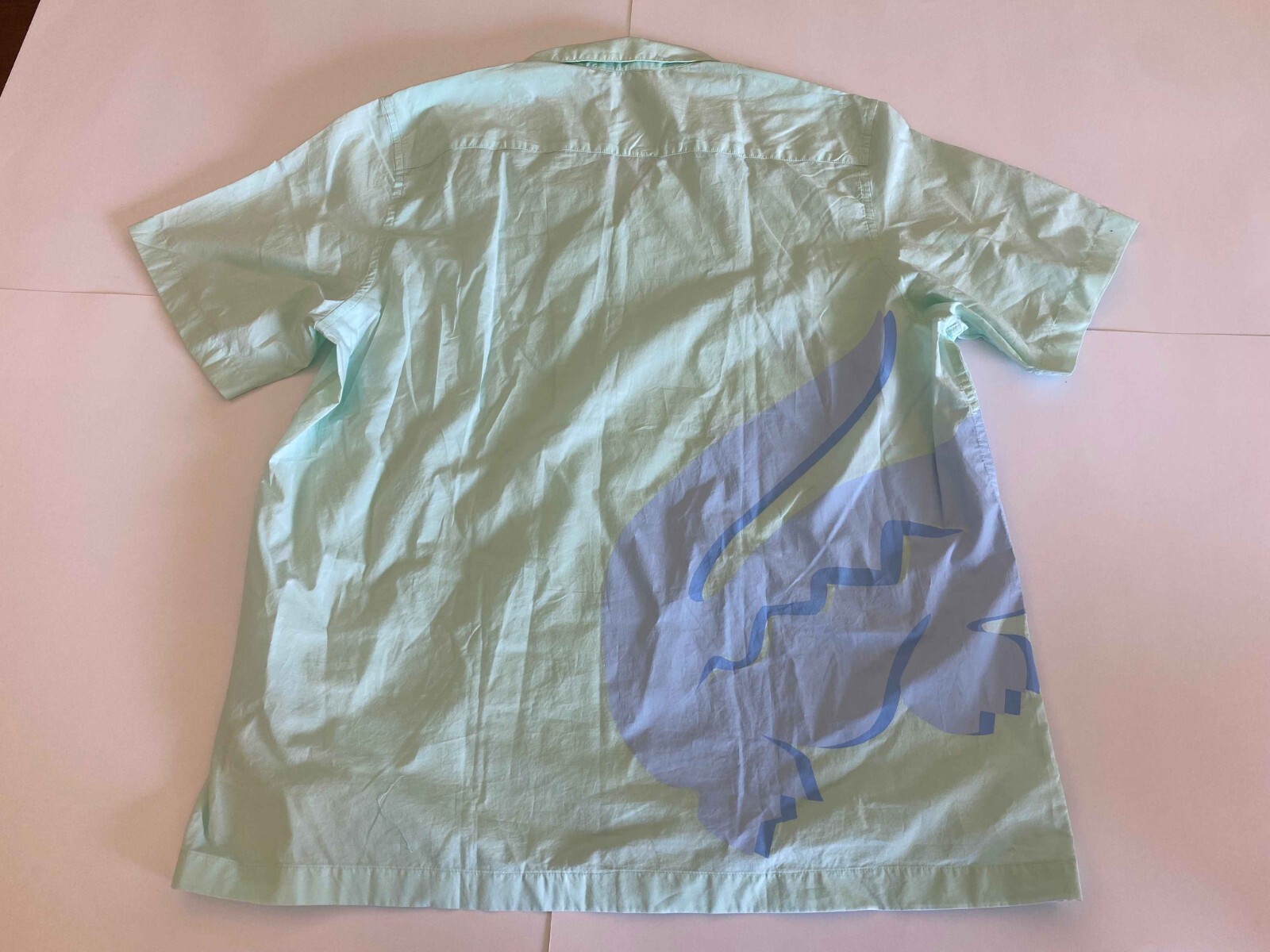 Lacoste Short Sleeve Button Down Shirt – Brand New – M-L-XL-XXL – Mint Green X