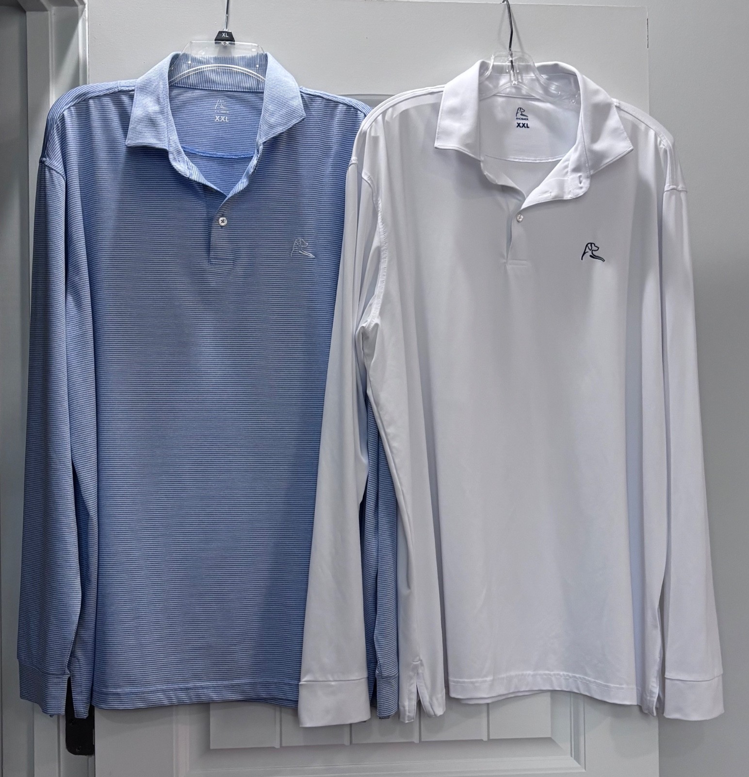 RHOBACK Shirt Mens Size XXL Polo Long Sleeve Golf Casual EUC Sold Separately
