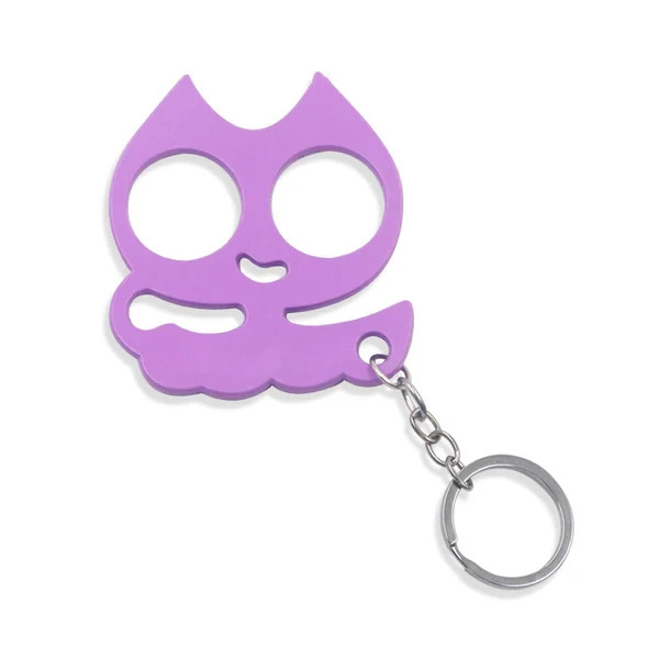 Cute Cat Ear Keychain Bottle Opener – Kitty Key Ring Multicolor Alloy Keychain