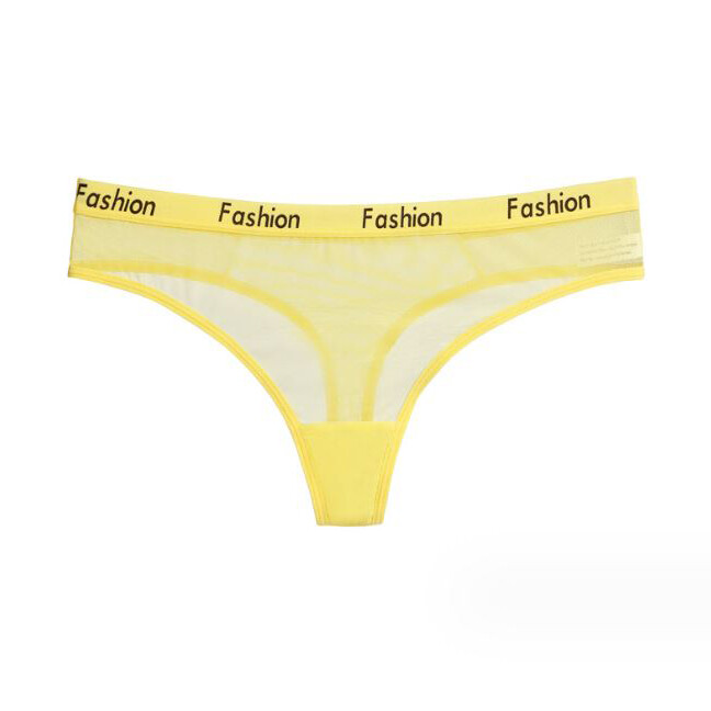 6 Packs Lot Womens Sexy Panties Thong G string High Cut Sheer Ladies Underwear