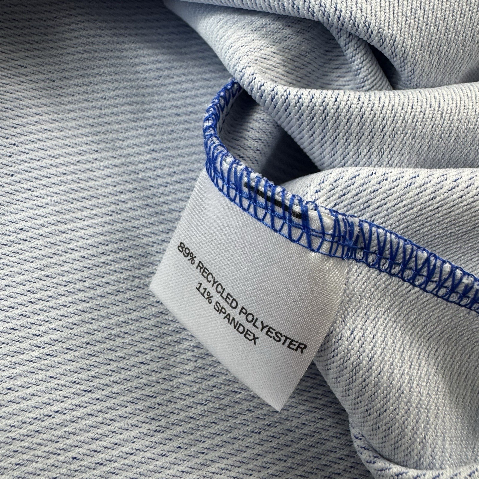 Peter Millar Blue White Striped Florida Gators Performance Half Zip Size Large