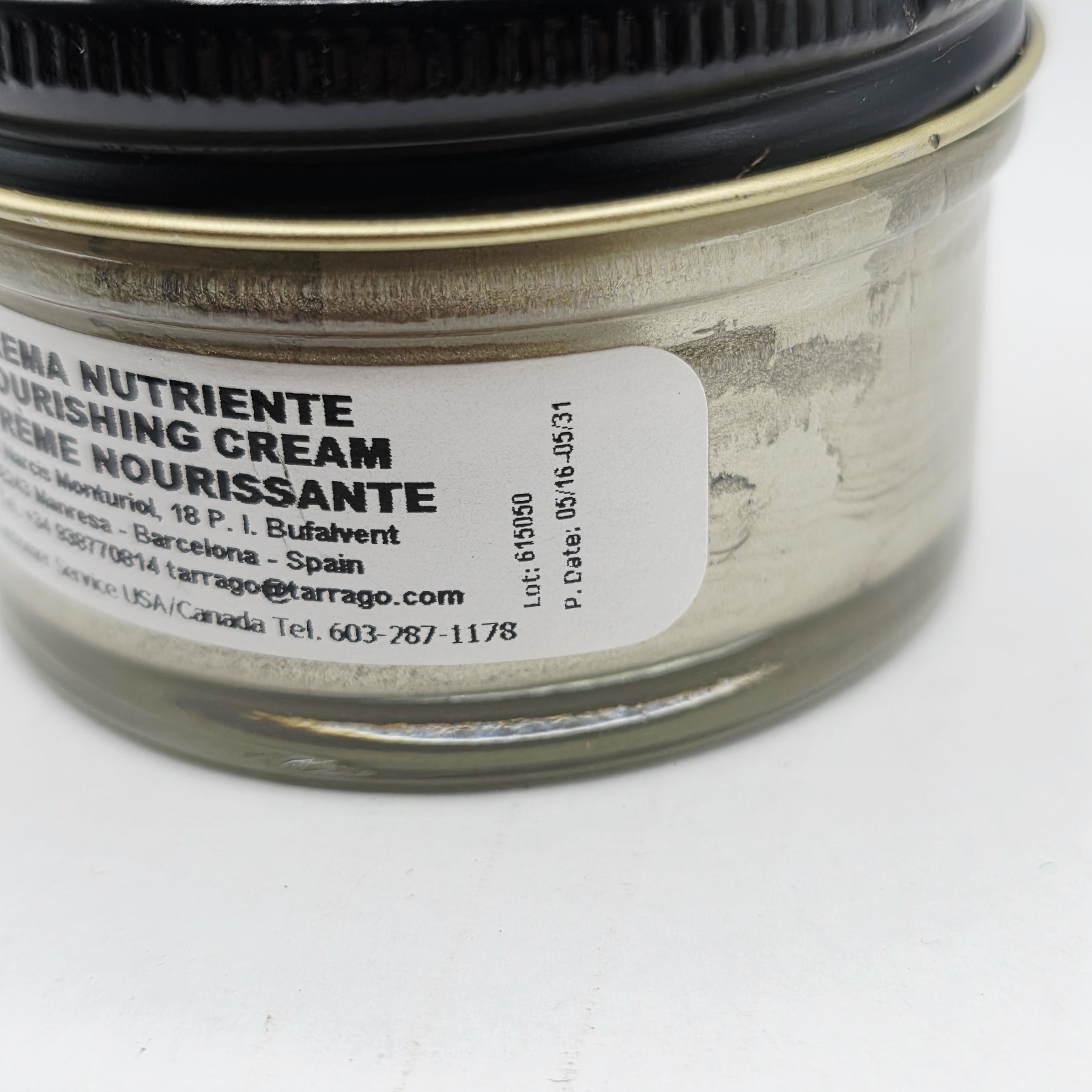 Tarrago Shoe Polish # 506 Platinum Cream Leather Protector 1.76 oz. 50ml Boot