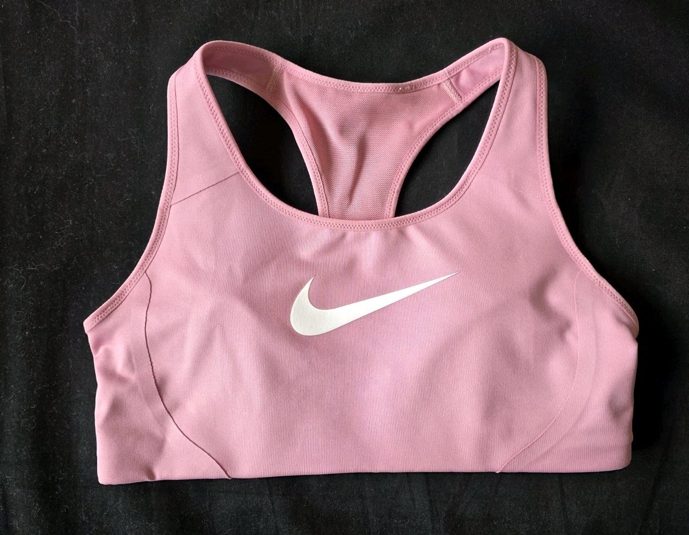 NIKE VICTORY SHAPE WOMEN HIGH SUPPORT SPORT TRAINING BRA PINK/WHITE # 548545-NWT
