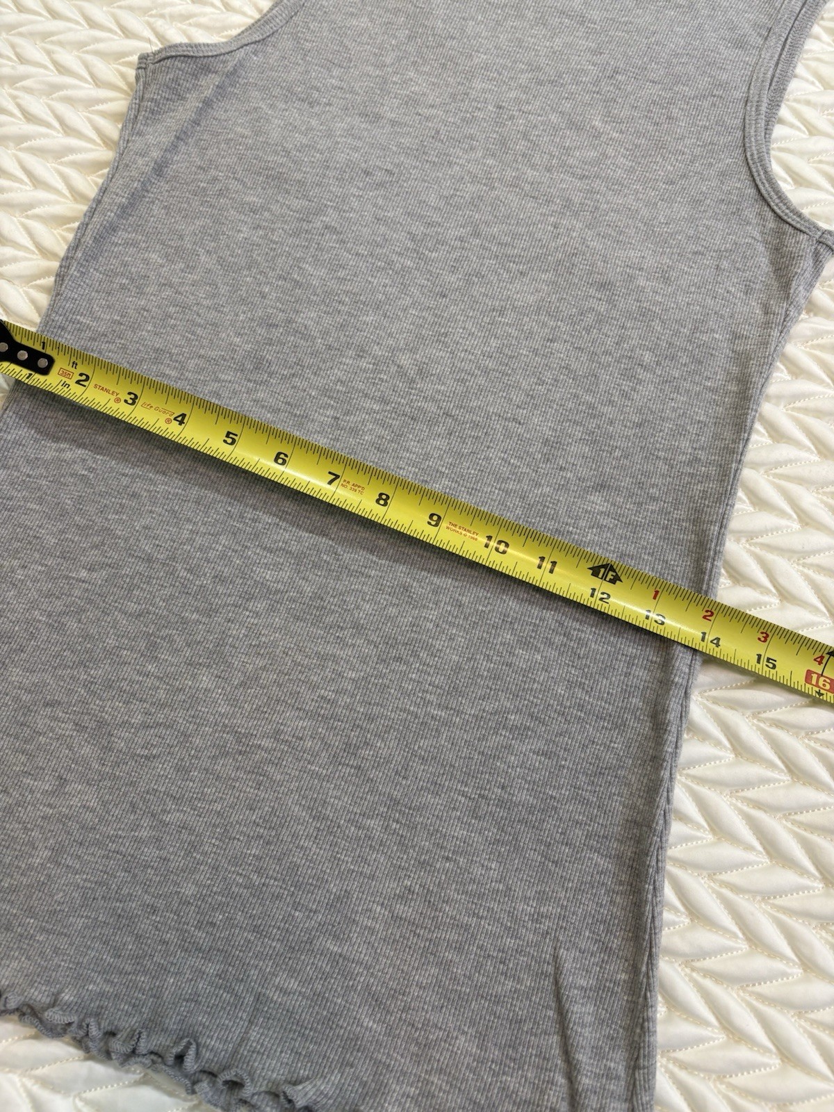 Very Cute Rhine Stone Cross Tank Top Size Medium