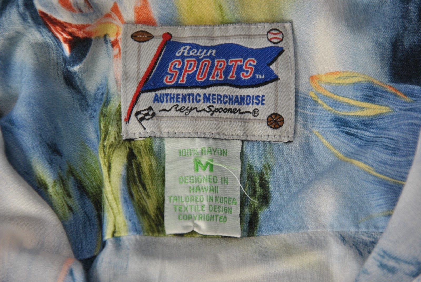 VTG Reyn Spooner Formula 1 Hawaiian Shirt F1 Medium Niles Nakaoka Car Race 126