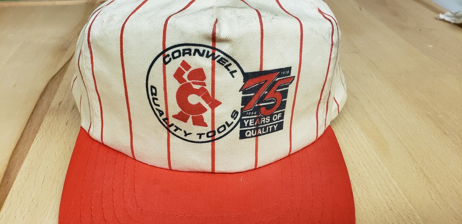 VTG Cornwell Quality Tools USA Snap Back Baseball Cap Hat – Heavy Wear 75th