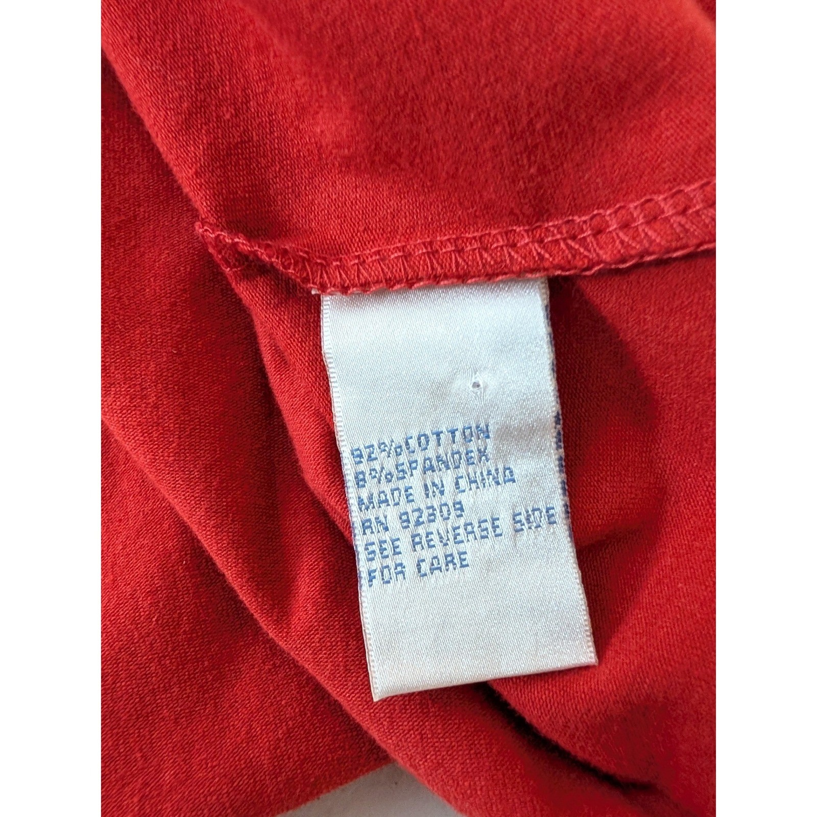 DG2 by Diane Gilman Red Embellished Tunic Top Long Sleeve Pleated Peplum Small