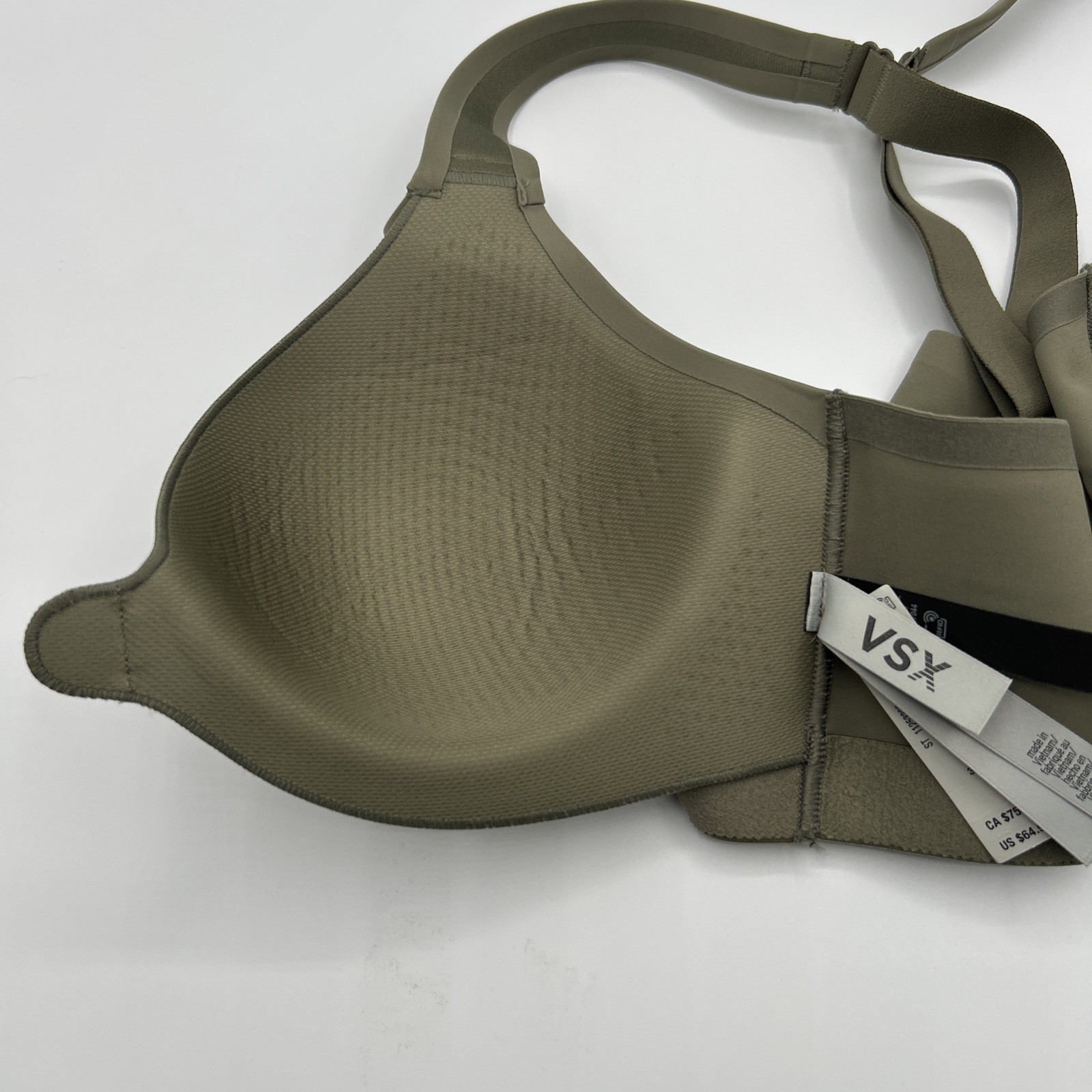 Victoria’s Secret VSX Knockout 2.0 Front-Close Sports Bra Olive Green Pick Size