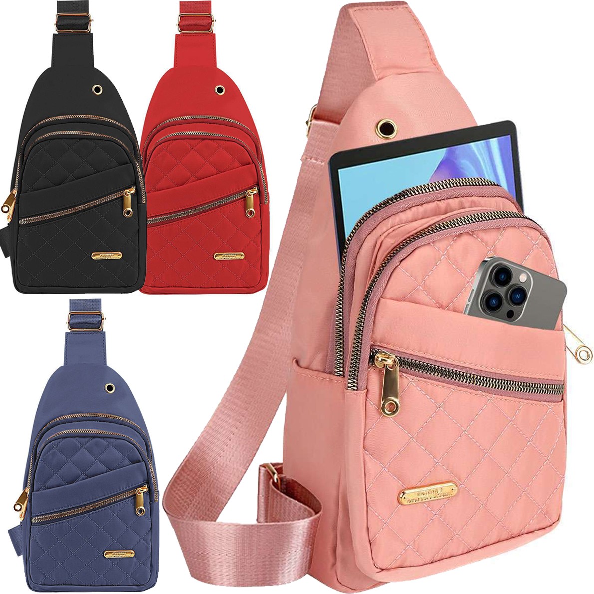 Crossbody Shoulder Bags Chest Sling Bag Fanny Packs Travel Sport Backpack Unisex