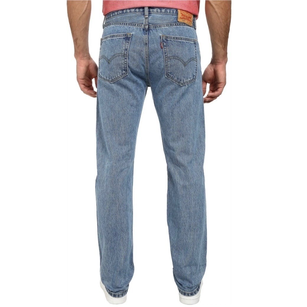 Levis 505 Jeans Mens 33×32 Medium Blue Regular Straight Leg Denim NWT