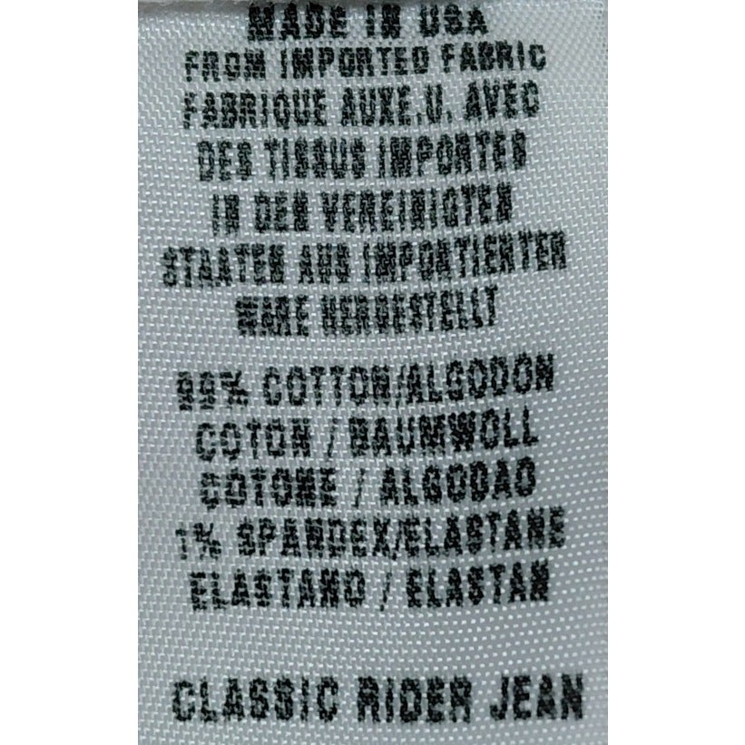 Lucky Brand Classic Rider Jeans Made in USA White Mid (10-12 in) Regular Size 4