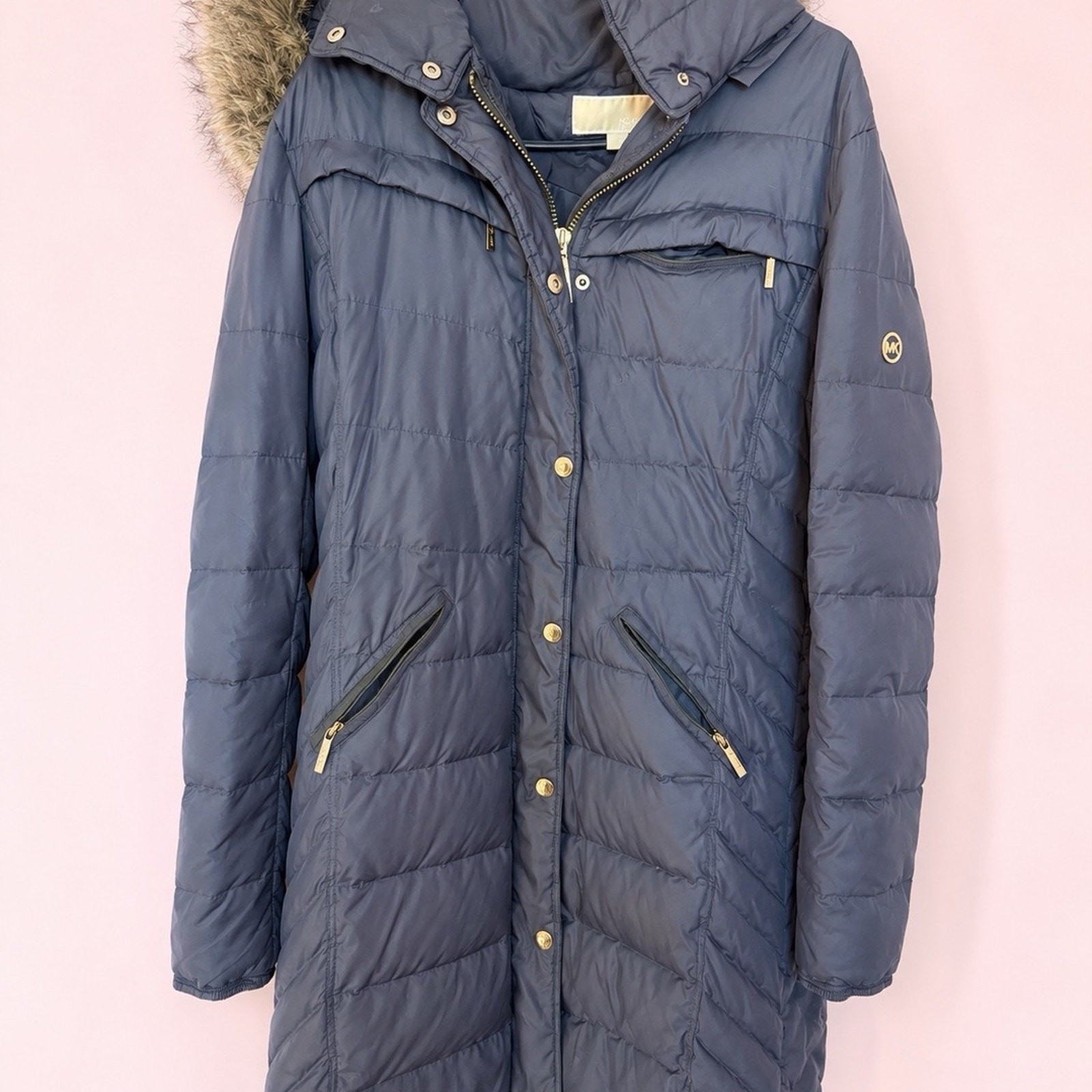 Michael Kors Fur Long Parka *Medium*