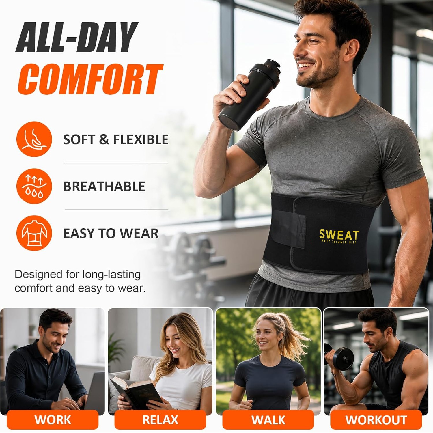 Men Para Hombre Shaper Para Adelgazar Fajas Reductoras Abdomen Faja De Ejercicio
