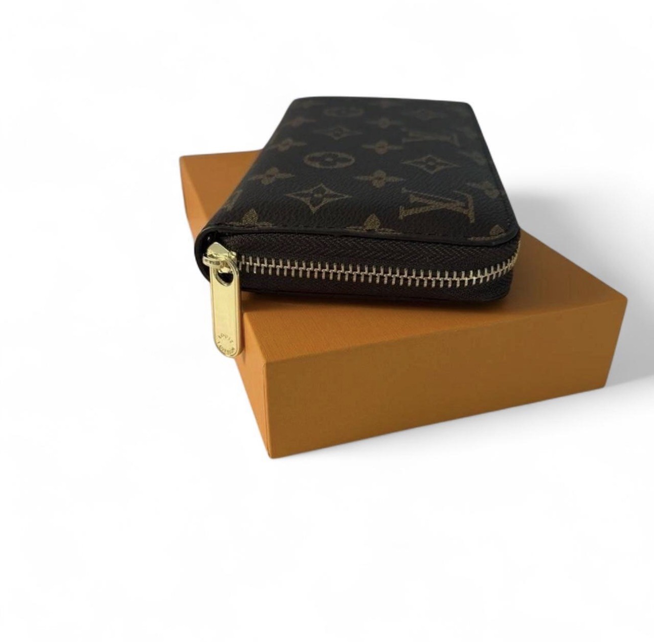 Louis Vuitton Monogram Zippy Zip Wallet Brown Long Wallet