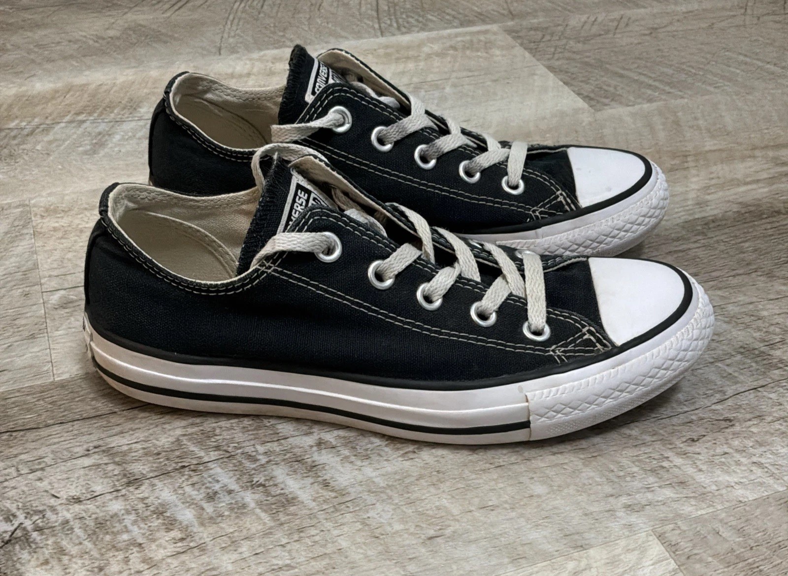 Converse Shoes Men 4 Women 6 All Star Low Top Sneakers Black Unisex Chuck Taylor