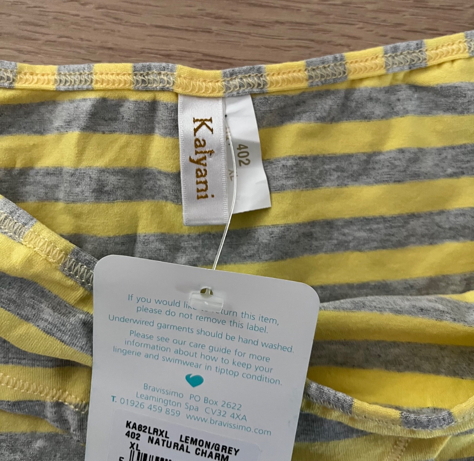NEW Kalyani at Bravissimo Size XL ‘Natural Charm’ Cotton Blend Knickers