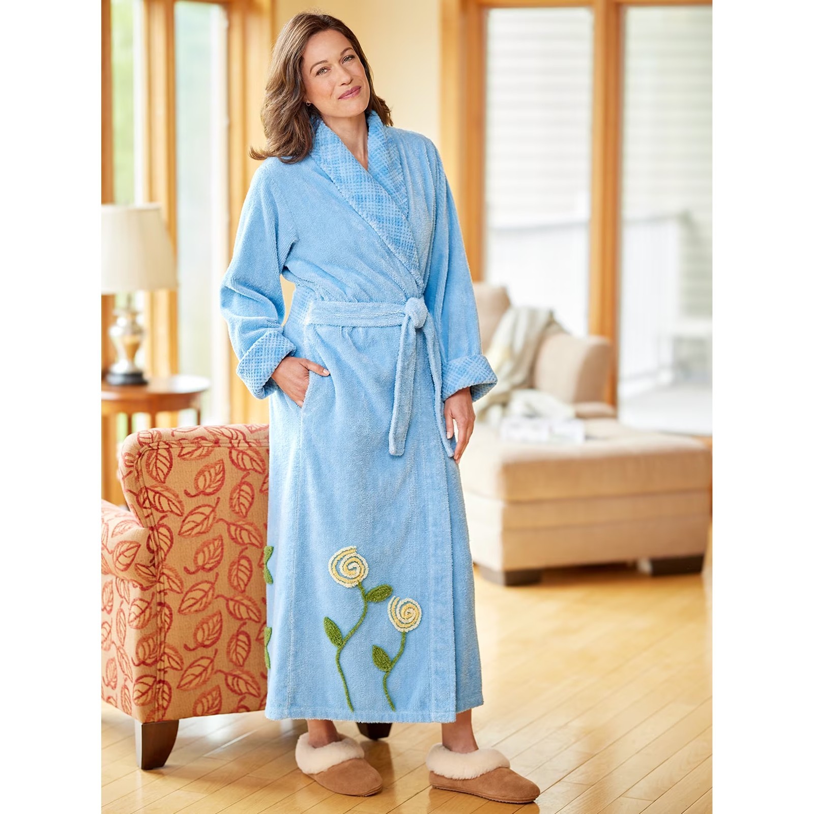 Women’s Chenille Garden Slumber Robe