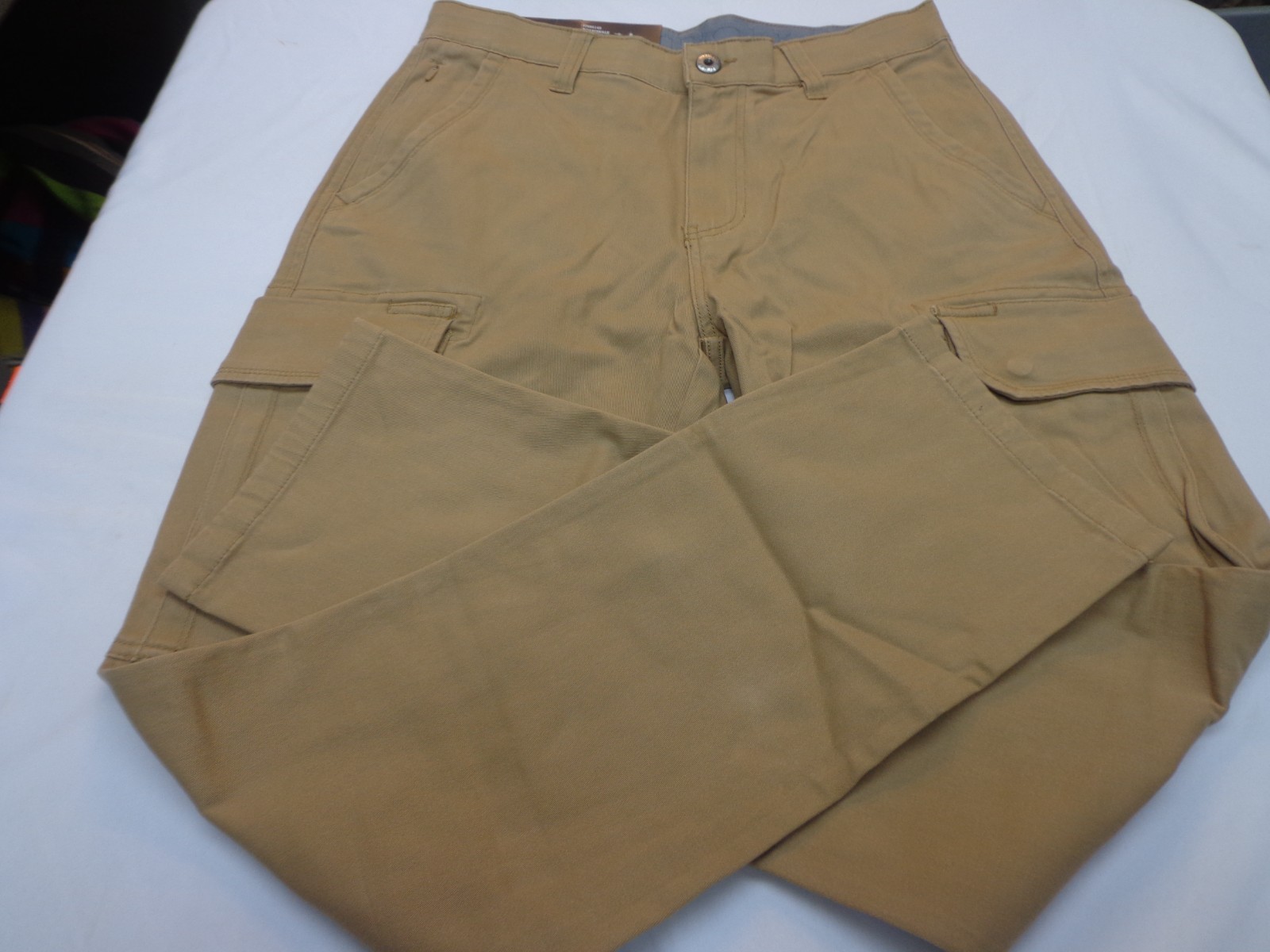 IRON Co. Clothing Liberty Stretch Fabric Cargo Pant 32×32 Boardwalk Khaki