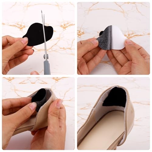 8pcs Shoe Heel Repair, Self-Adhesive Shoe Hole Repair Pads Patch Heel Cushion