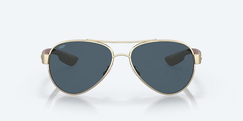 Costa Del Mar Sunglasses Loreto Rose Gold / Gray POLARIZED Plastic 580P Lens