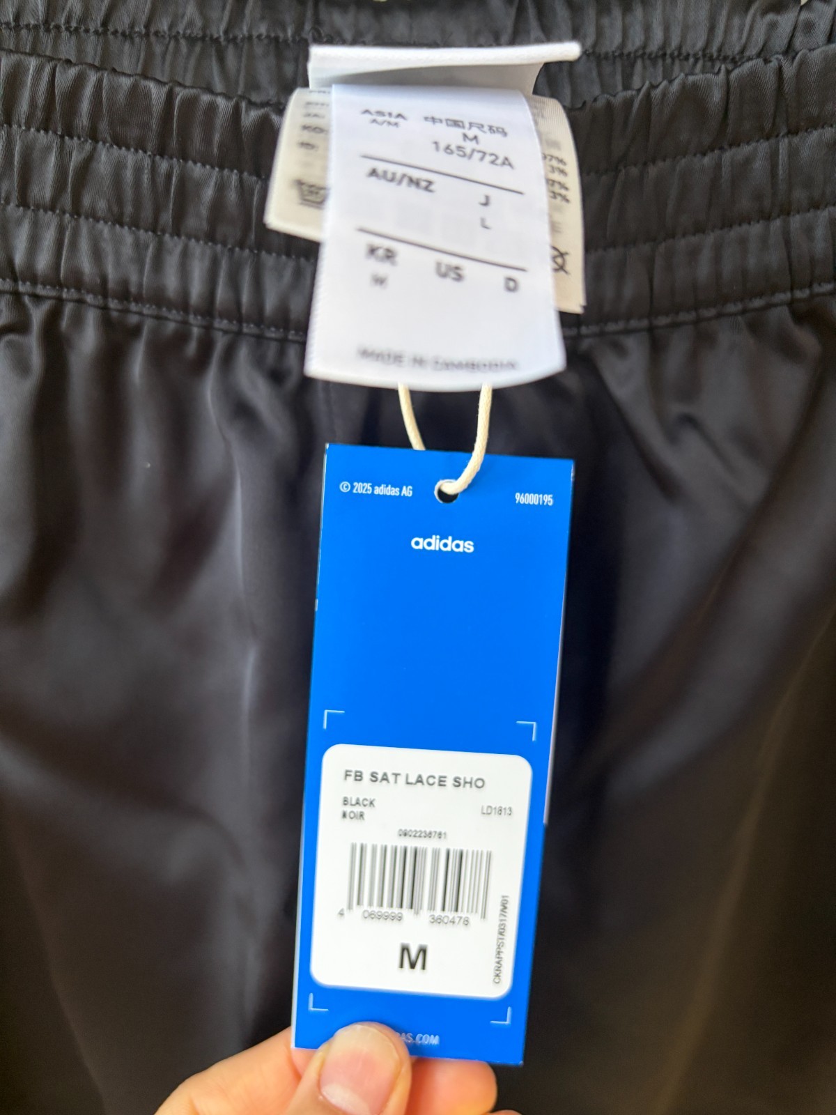 adidas Originals Satin Lace Loose Shorts Women Lifestyle Casual AsiaFit LD1813